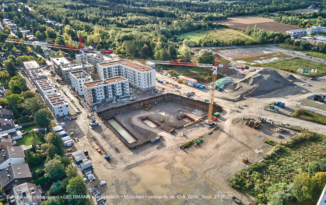 27.09.2020 - Baustelle Alexisquartier in Neuperlach